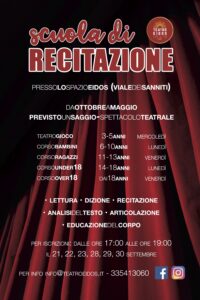 scuola di recitazione 2022/2023